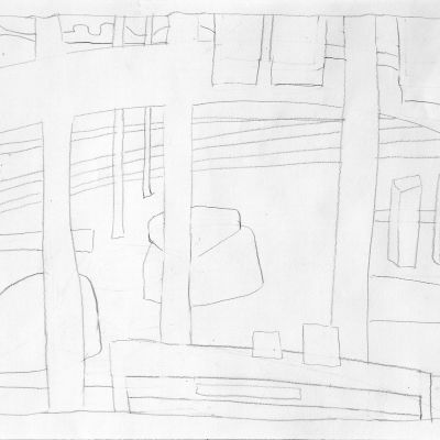 Gleise 4 2013, 39x28 © Regula Kohler