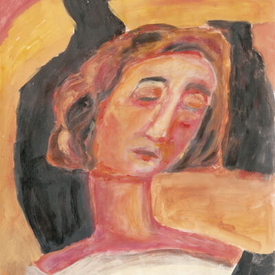 Frau schlafend © Regula Kohler, 42x59