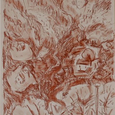 Tessin, Rötel 1 @ Regula Kohler, 42x30