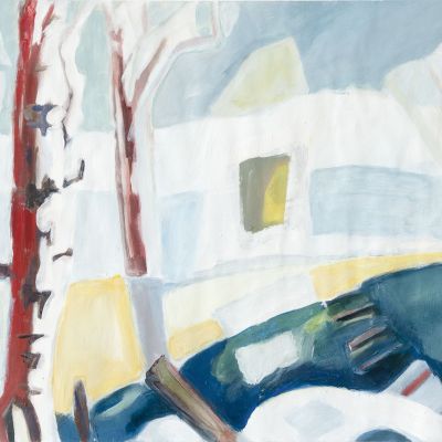 Winterhaus 3 © Regula Kohler, 50x35