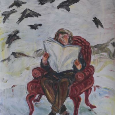 Roter Stuhl © Regula Kohler, 50x70